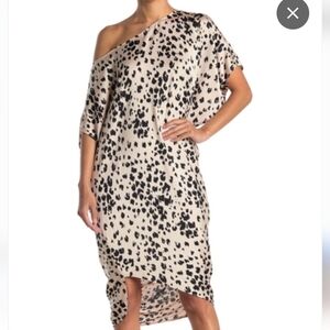 Trina Turk Radiant 2 Leopard Print Cocoon Dress szS  BinT